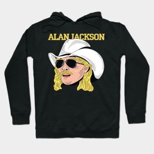 alan jackson art visual Hoodie